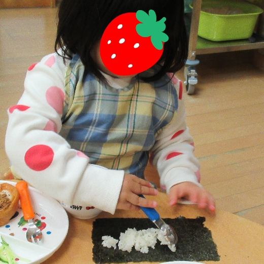恵方巻作り