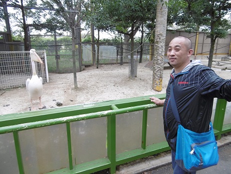 ペリカンと記念撮影☆